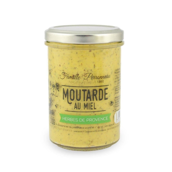 Moutarde au miel et aux herbes (210g)